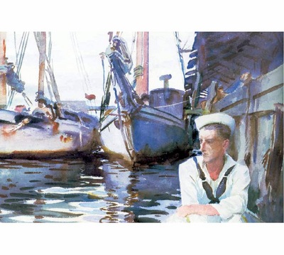 fl art008 basin with sailor john singer sargent