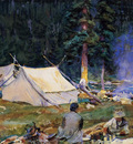 Sargent John Singer Camping at Lake O Hara