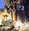 Sargent John Singer Oxen Resting2