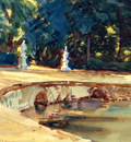 Sargent John Singer Pool in the Garden of La Granja