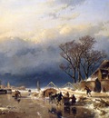 schelfhout andreas scaters with sledges sun