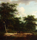 Schelfhout Andreas Two Figures In A Summer Landscape