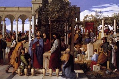 SCHNORR VON CAROLSFELD Julius The Wedding Feast At Cana
