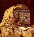 Schodl Max A Still Life With Oriental Objects