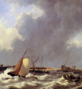 Schotel Petrus Choppy sea at Bath Sun
