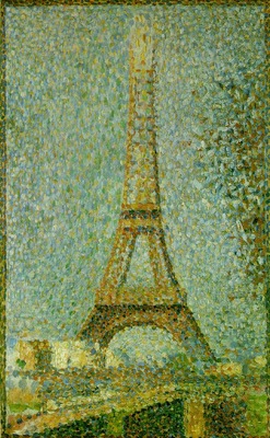 Seurat The Eiffel Tower, 1889,