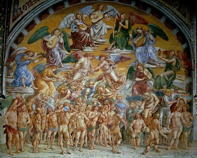 Signorelli The last judgement, 1499 1502, fresk, Orvieto cat