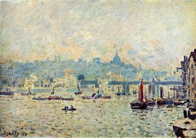 Sisley Alfred View on the Thempse Sun