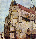 Sisley Alfred Church of Moret in the afternoon Sun