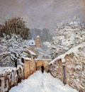 Sisley Alfred Snow in Louveciennes Sun