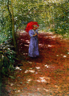 Slavicek Antonin Walking through the park Sun