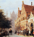 Springer Cornelis Kerkegracht en Weeshuis in Leiden Sun