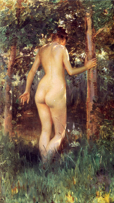 Stewart Julius LeBlanc Study Of A Nude Woman