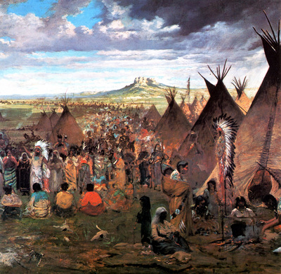 JLM 1874 Jules Tavernier Sioux Encampment 1024x1000