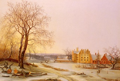 Tengnagel Frederik Michael Ernst Fabritius de A Winter Landscape