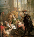 Thulden van Theodoor Holy Franciscus heals Giovanni di Carat