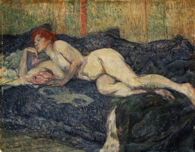 Toulouse Lautrec Reclining nude, 1897, Barnes foundation