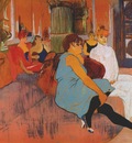 lautrec in the salon of the rue des moulins c1894