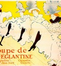 lautrec la troupe de mlle eglantine poster 1895