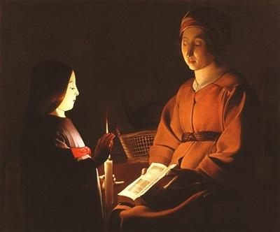 De La Tour The Education of the Virgin, c 1650, 83 8x100 4 c