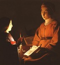 De La Tour The Education of the Virgin, c 1650, 83 8x100 4 c