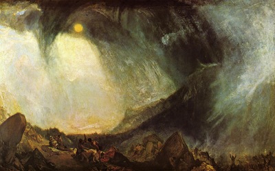 Turner Joseph Mallord William Snow Storm Hannibal and His Army Crossing the Alps
