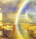 William Turner Arundel Castle, with Rainbow