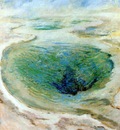 twachtman morning glory pool yellowstone c1895