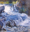 twachtman the waterfall c1895
