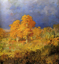 Vasilyev Fyodor Swamp in a forest Sun