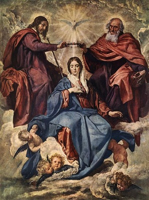 Velazquez The Coronation of the Virgin