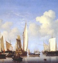 velde the younger a states yacht and other ships c1658