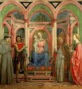 Domenico Veneziano Madonnan med barnet och helgon, ca 1445,