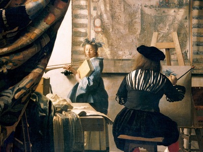 the art of painting, jan vermeer 1600x1200 id