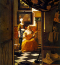 Vermeer The letter, 1669 70, 44x38 cm, Rijksmuseum Amsterdam