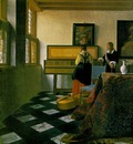 Vermeer The music lesson, ca 1662 1665, 74 6x64 1 cm, Royal