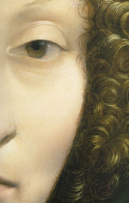 Portrait of Ginevra Benci Face Detail