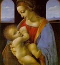 Leonardo Madonna Litta, ca 1490 91, Tempera on canvas, trans