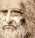 Self Portrait in Old Age, Leonardo da Vinci, 1512 1600x120