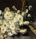 Vogels Guillaume A Still Life With Chrysanthemums And A Fan