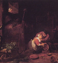 Der Alte Und Die Kuchenmagd After david Teniers D J