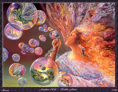 Josephine Wall Bubble Flower Abraxsis