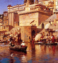 Weeks Edwin On The River Benares