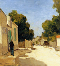 Weissenbruch Jan House of Millet at Barbizon Sun