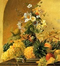 Michael Wentzel Still Life of Fruit and Flowers, De