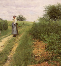 Werenskiold Erik Theodor Picking Flowers