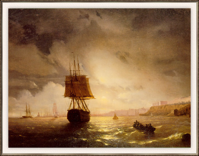 Aivazovsky The Harbor at Odessa on the Black Sea sj