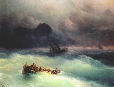 aivazovsky the shipwreck