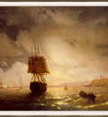 Aivazovsky The Harbor at Odessa on the Black Sea sj