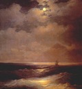 aivazovsky moonlight sea